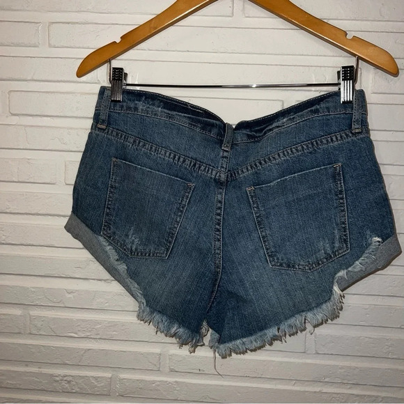 Pistola Denim Distressed Cotton High Rise Short Shorts, Women’s Size 27 - Picture 4 of 6